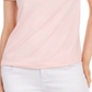 Blusa de gola rendada Maison Jules rosa tamanho 2XL