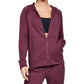 Moletom com capuz feminino Under Armour Tech Terry Zip, roxo, tamanho médio