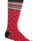 Meias sociais estampadas femininas HOTSOX vermelhas tamanho 10-13