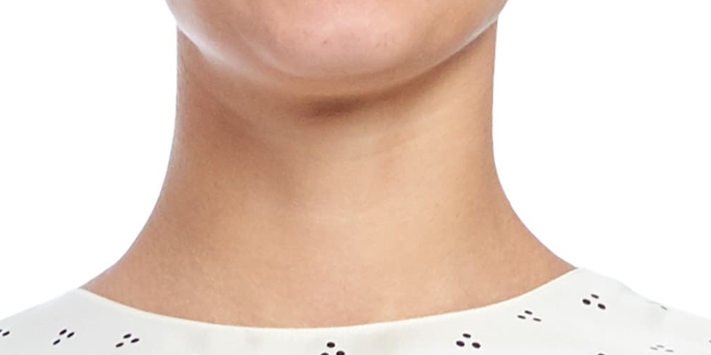 Top reto feminino Theory, branco, tamanho médio