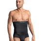Calcinha Leo Masculina Cintura Extra Alta Modelagem Moderada Preta Tamanho Grande