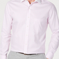 Camisa masculina Tasso Elba Regular Fit com botões frontais e punhos franceses, rosa, tamanho GG