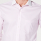 Camisa masculina Tasso Elba Regular Fit com botões frontais e punhos franceses, rosa, tamanho GG