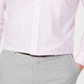 Camisa masculina Tasso Elba Regular Fit com botões frontais e punhos franceses, rosa, tamanho GG