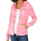 Moletom com capuz feminino Tommy Hilfiger rosa tamanho pequeno
