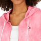 Moletom com capuz feminino Tommy Hilfiger rosa tamanho pequeno