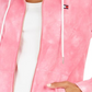 Moletom com capuz feminino Tommy Hilfiger rosa tamanho pequeno