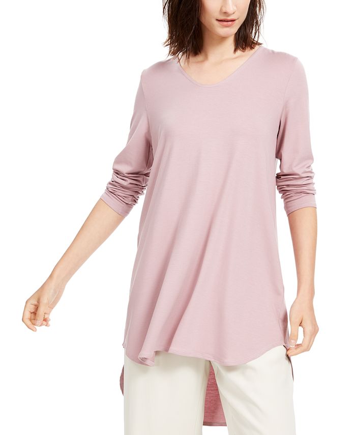 Túnica Eileen Fisher Feminina Rosa Tamanho Grande