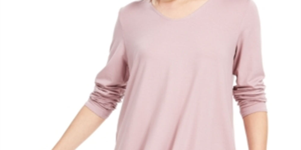 Túnica Eileen Fisher Feminina Rosa Tamanho Grande