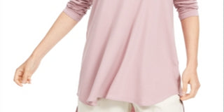 Eileen Fisher Women's High Low Tunic Pink Size Large