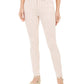 Calça jeans skinny feminina Charter Club com listras estampadas Bristol, creme, tamanho G