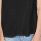 Blusa feminina INC International Concepts com ombros descobertos e mistura de linho e renda, preta, tamanho X-S