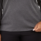 Camiseta feminina Karen Scott Plus Cotton com estampa de árvore, cinza, tamanho 0X