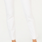 Calça feminina Charter Club Solid Newport Slim Leg Branca Tamanho 4 Petite
