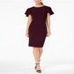 Vestido Capelet Feminino Calvin Klein Roxo Tamanho 6 P