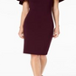 Vestido Capelet Feminino Calvin Klein Roxo Tamanho 6 P