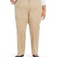 Calça jeans plus size feminina Charter Club, cintura média, marrom, tamanho 18W