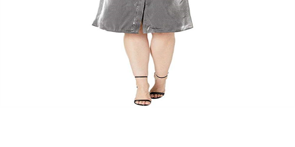 Vestido-camisa de cetim plus size Ralph Lauren feminino cinza, tamanho 18W