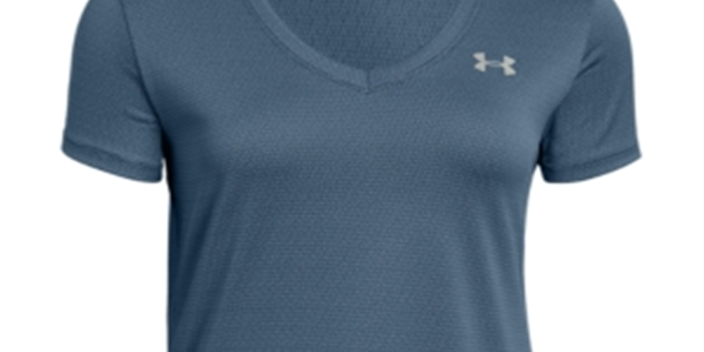 Camiseta Under Armour Tech SSV Ticker Feminina Cinza Tamanho P