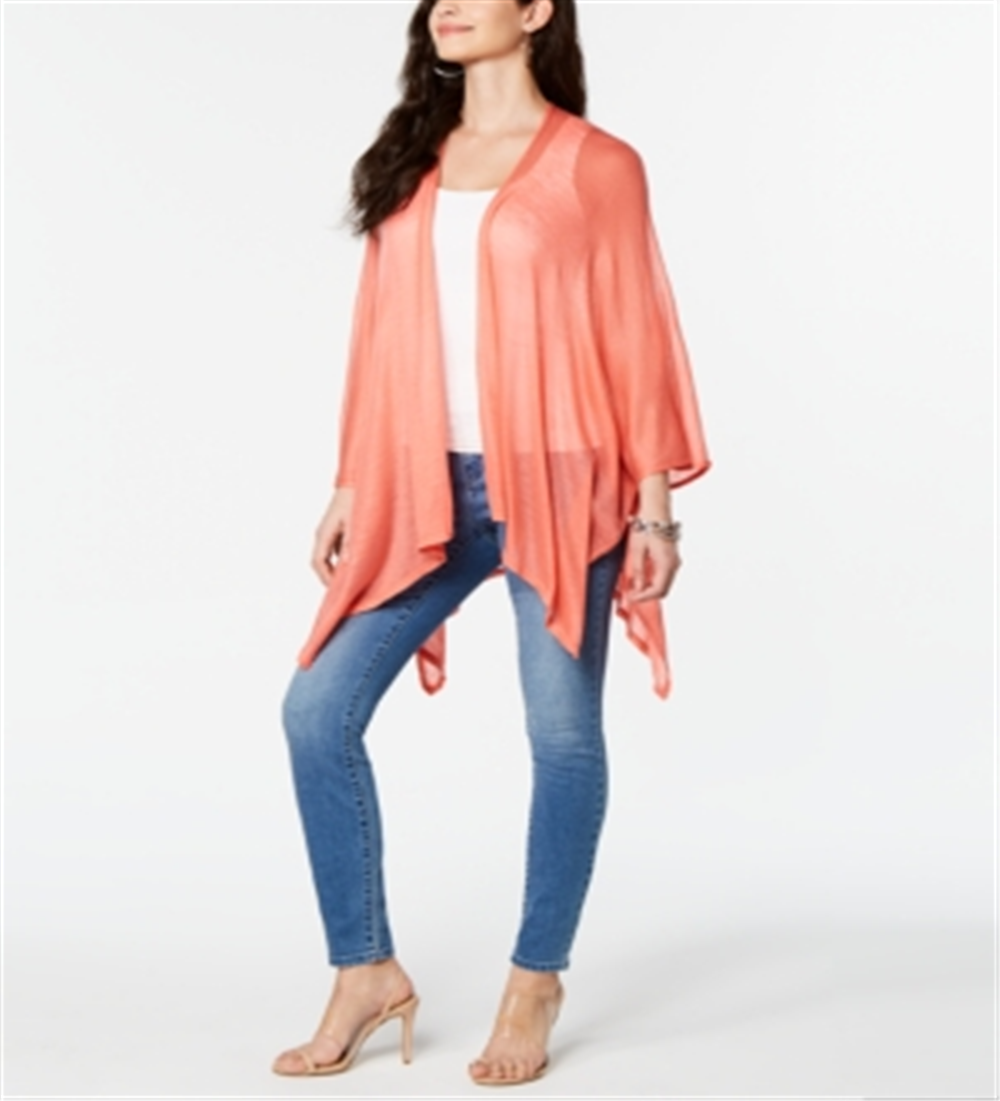 INC International Concepts Blusa de malha feminina rosa tamanho regular