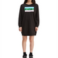 Vestido de moletom feminino Levi's Crew, preto, tamanho pequeno