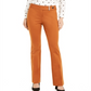 Calça de festa feminina Alfani reta laranja tamanho 6