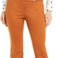 Calça de festa feminina Alfani reta laranja tamanho 6