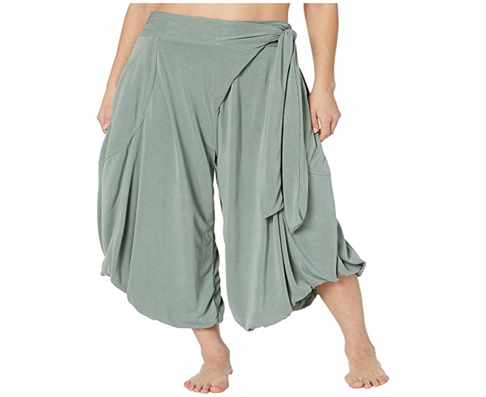 Calça Harém Venice Feminina Free People Verde Tamanho Grande