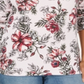 Karen Scott Blusa Feminina Estampada Decote Redondo Branca Tamanho Grande