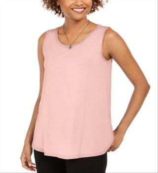 Regata feminina estilo swing fit rosa tamanho médio