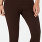 Leggings femininas estilo &amp; co, marrom, tamanho pequeno, P