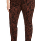 Calça jeans skinny feminina com estampa de tigre e cintura média da INC International Concepts, marrom, tamanho 20W
