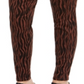 Calça jeans skinny feminina com estampa de tigre e cintura média da INC International Concepts, marrom, tamanho 20W