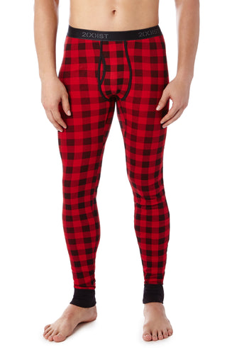 Calça Long John Masculina 2(X)IST Algodão Vermelho Tamanho Grande