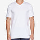 Camiseta Tommy Hilfiger Masculina com Gola V, Pacote Econômico, 4 unidades, Branca, Tamanho Grande