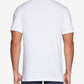 Camiseta Tommy Hilfiger Masculina com Gola V, Pacote Econômico, 4 unidades, Branca, Tamanho Grande