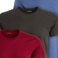 Camiseta Calvin Klein Masculina Gola Redonda Ajuste Clássico Pacote com 3 Roxa Tamanho P