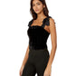Camiseta regata feminina Trapped in Your Love da Free People, preta, tamanho X-S