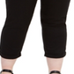 Calça utilitária feminina Style &amp; Co Twill Tape, preta, tamanho 14W
