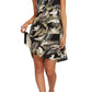 Vestido estampado Hey Bud da Volcom Junior, ajuste e flare, preto, tamanho G