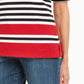 Karen Scott Blusa Feminina Listrada Dahla Gola Canoa Branca Tamanho Pequeno M