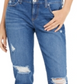 Calça jeans feminina estilo boyfriend, azul, tamanho 2, da INC International Concepts
