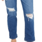 Calça jeans feminina estilo boyfriend, azul, tamanho 2, da INC International Concepts