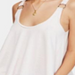 Camiseta regata feminina Carly com decote em V e costas baixas, rosa, tamanho XS