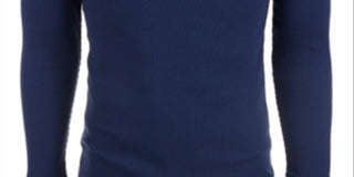 Camisa térmica masculina Alfani Big &amp; Tall manga comprida azul tamanho 2X