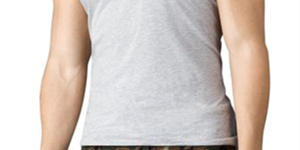 Polo Ralph Lauren Masculino Pacote com 2 Regatas de Algodão Cinza Tamanho X-G