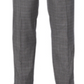 Calça social masculina Perry Ellis Stretch Slim Fit cinza tamanho 32x32