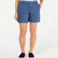 Shorts femininos estilo &amp; co, azul, tamanho 16