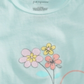 Camiseta estampada infantil First Impressions para bebê menina, tamanho 18 meses, azul