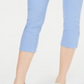 Calça jeans feminina Charter Club Tummy Control Bristol Capri Azul Tamanho 14